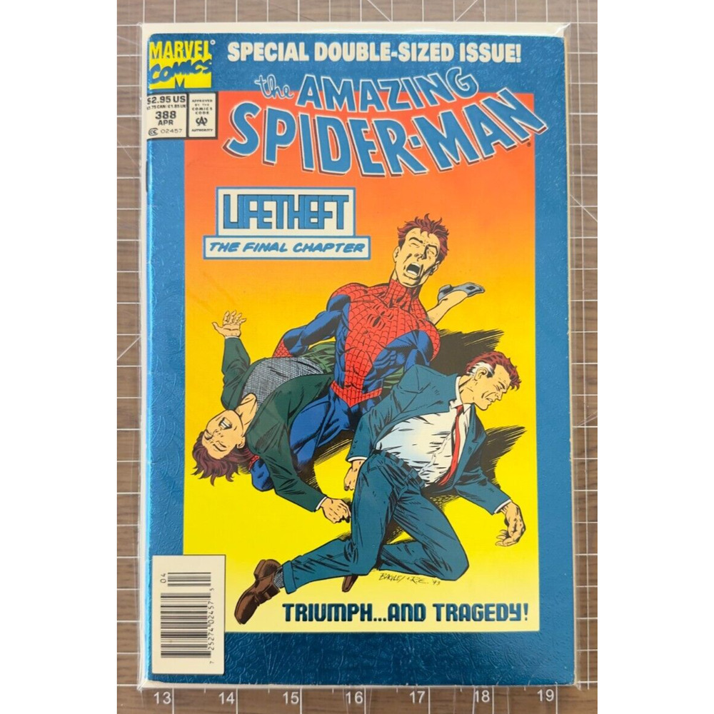 AMAZING SPIDER-MAN #388 Double-sized issue. Foil cover 5.0-6.0